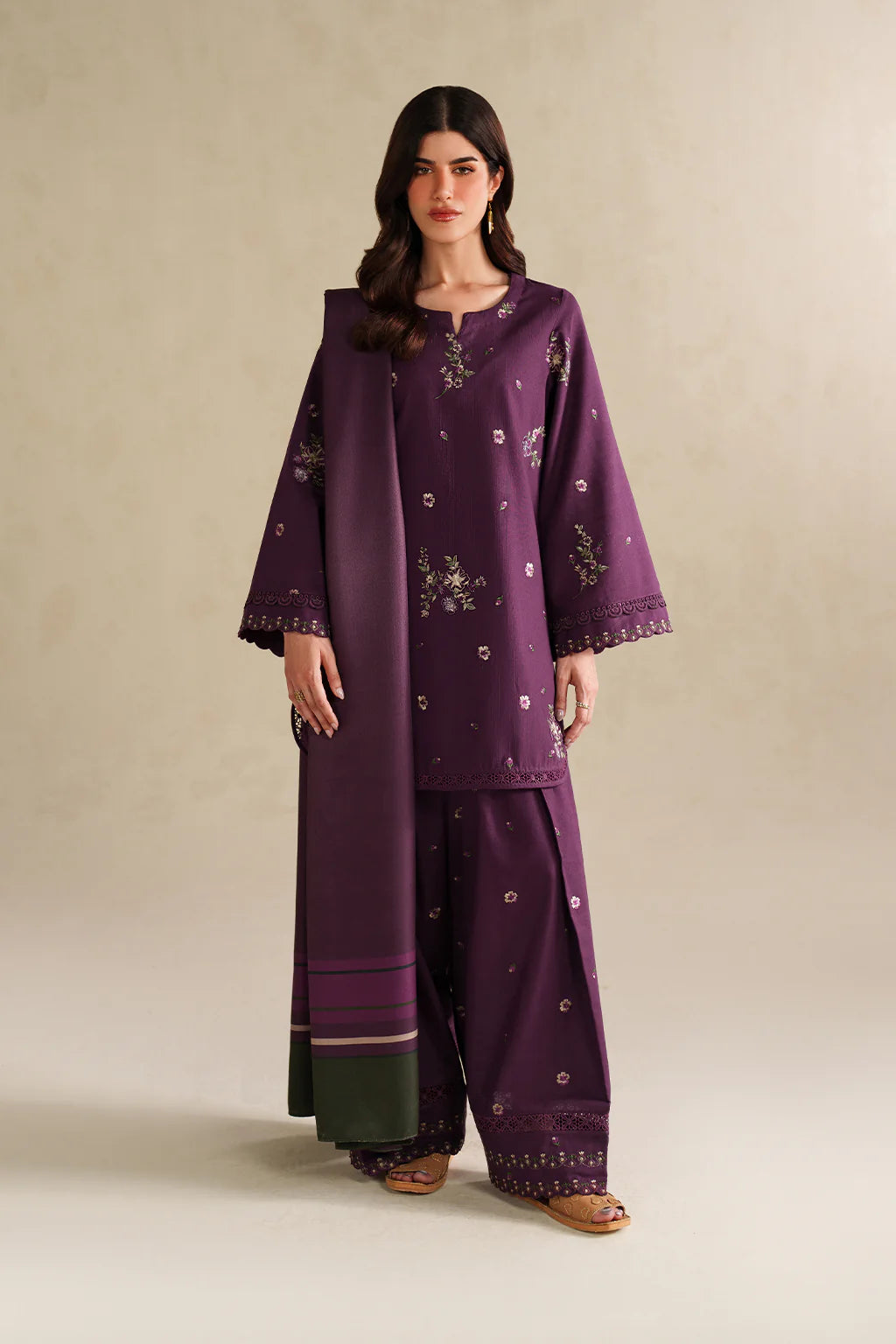 3PC Lawn Embroidered Suit - VL1268