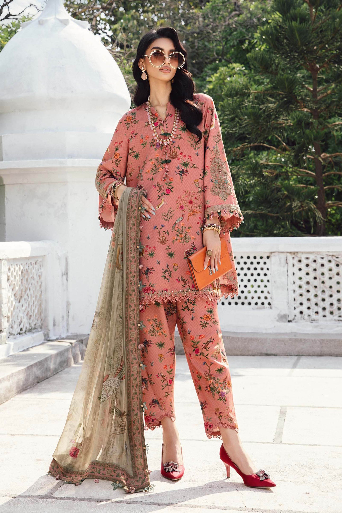 Veezal - Summer 3PC Lawn Digital Printed Dress - Vl1380
