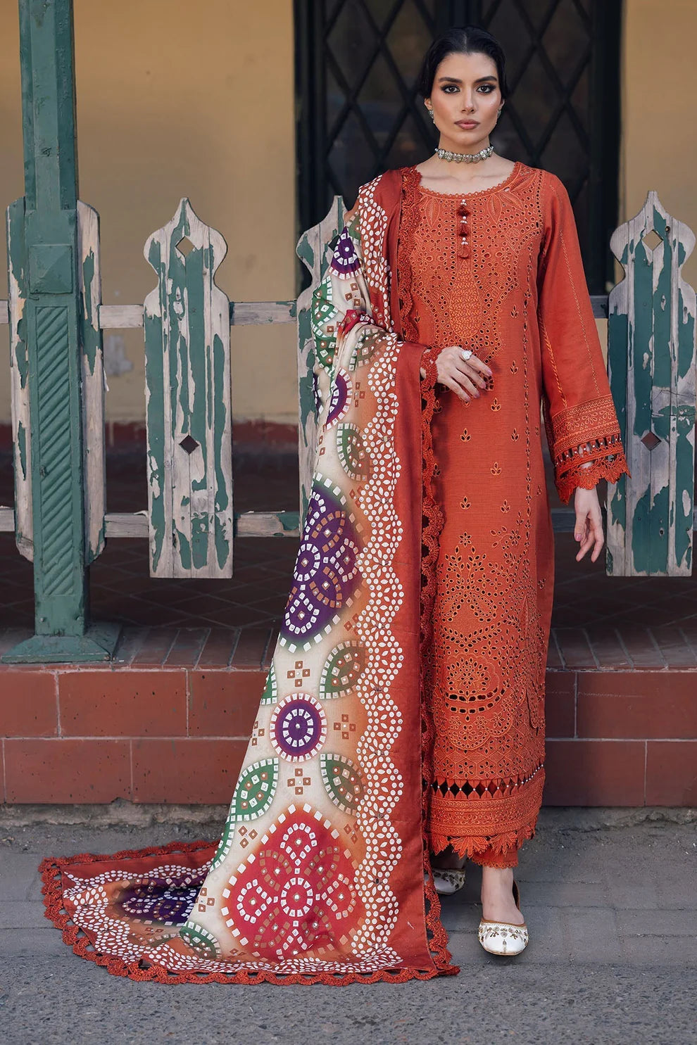 Nureh - unstitched 3 piece Lawn sequence embroidered suit - VL1317
