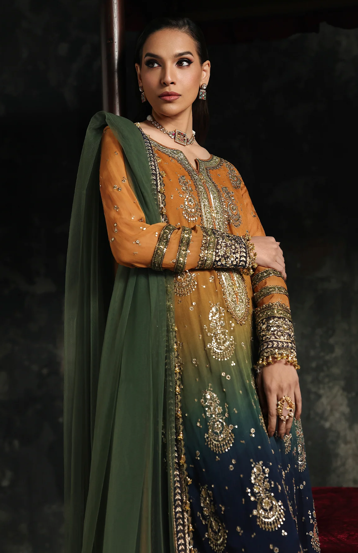 Chrizma - Unstitched Luxury Lawn Heavy Embroidered 3PC Suit - VL1430