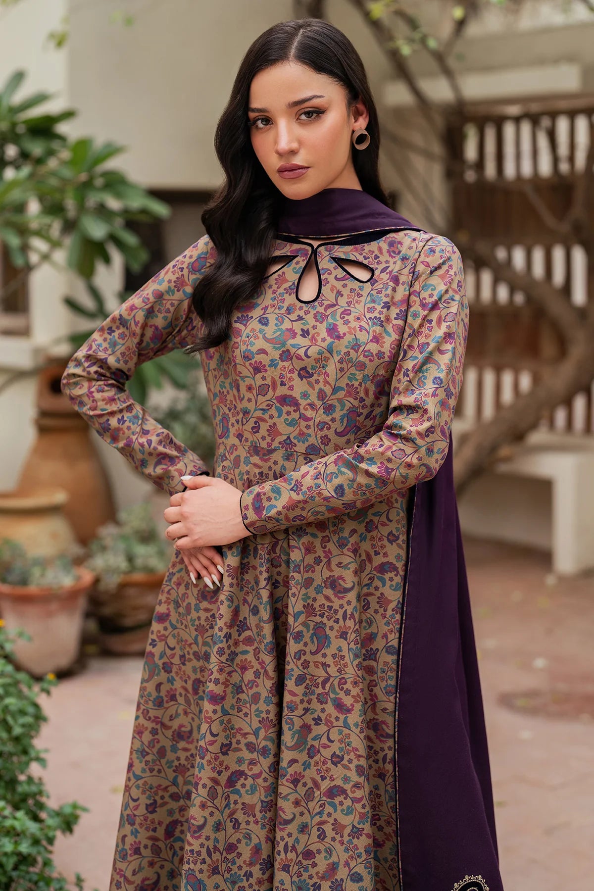 Jazmine - Summer 3PC Lawn Digital Printed Dress - VL1392