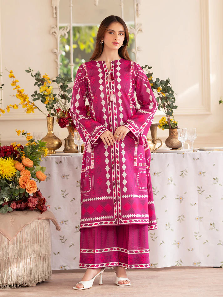 Veezal - Summer 2PC Lawn Digital Printed Dress - VL1348
