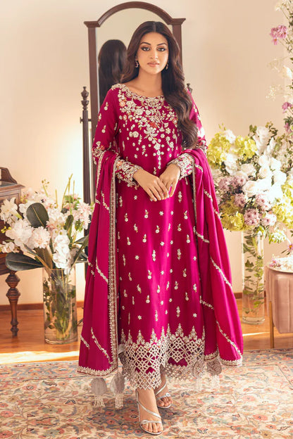 SUNNiA MANAHiL - 3pc Heavy Embroidered Lawn Stuff - VL1043