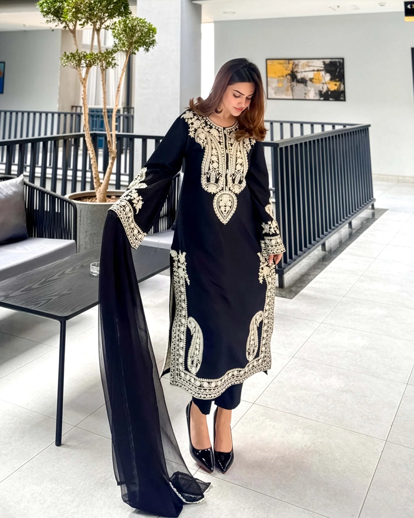 Mirana - Summer 3PC Lawn Embroidered Suit - VL1324