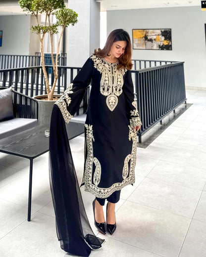 Mirana - Summer 3PC Lawn Embroidered Suit - VL1324