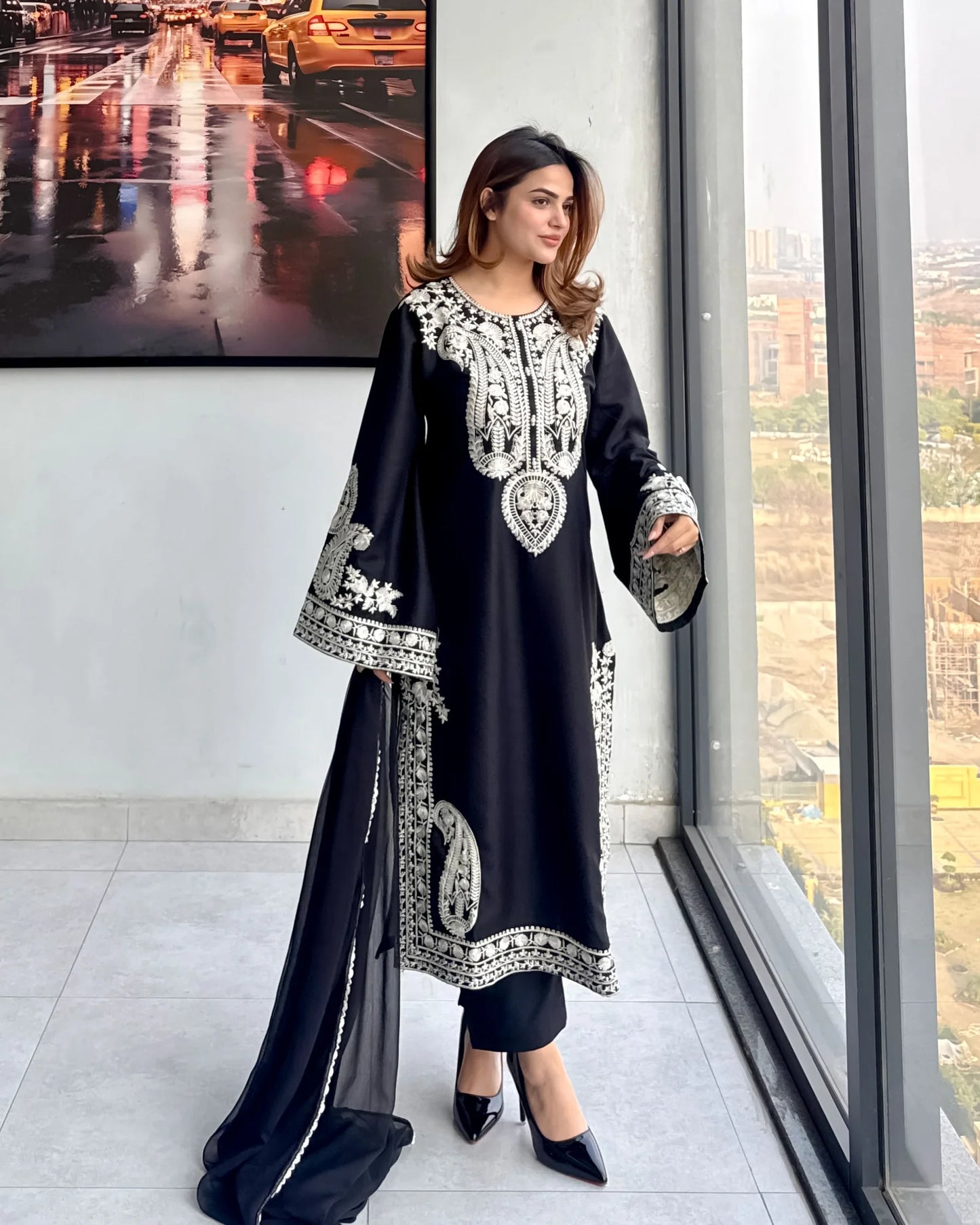 Mirana - Summer 3PC Lawn Embroidered Suit - VL1324