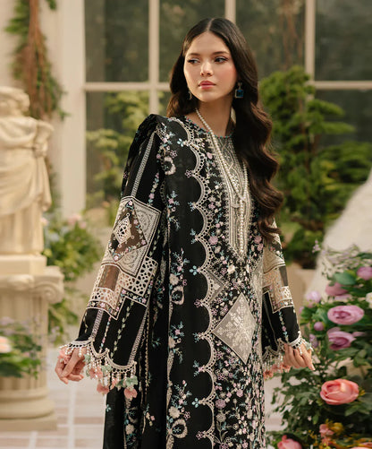 Veezal - Unstitched Luxury Lawn Heavy Embroidered 3PC Suit - VL1346