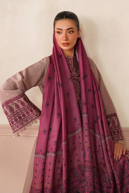 Baroque - 3PC Dhanak Embroidered Suit - VL1270