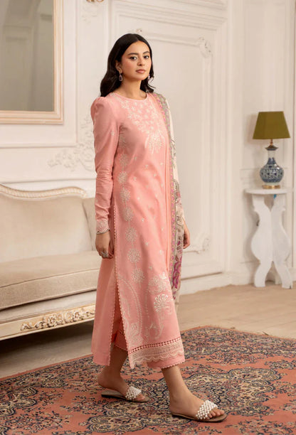 Veezal - Summer 3PC Lawn Embroidered Suit - VL1337