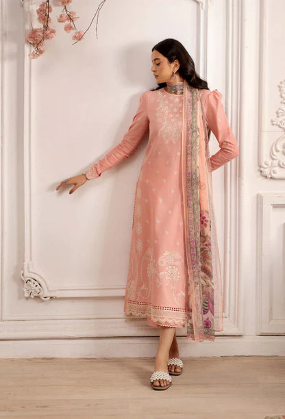 Veezal - Summer 3PC Lawn Embroidered Suit - VL1337