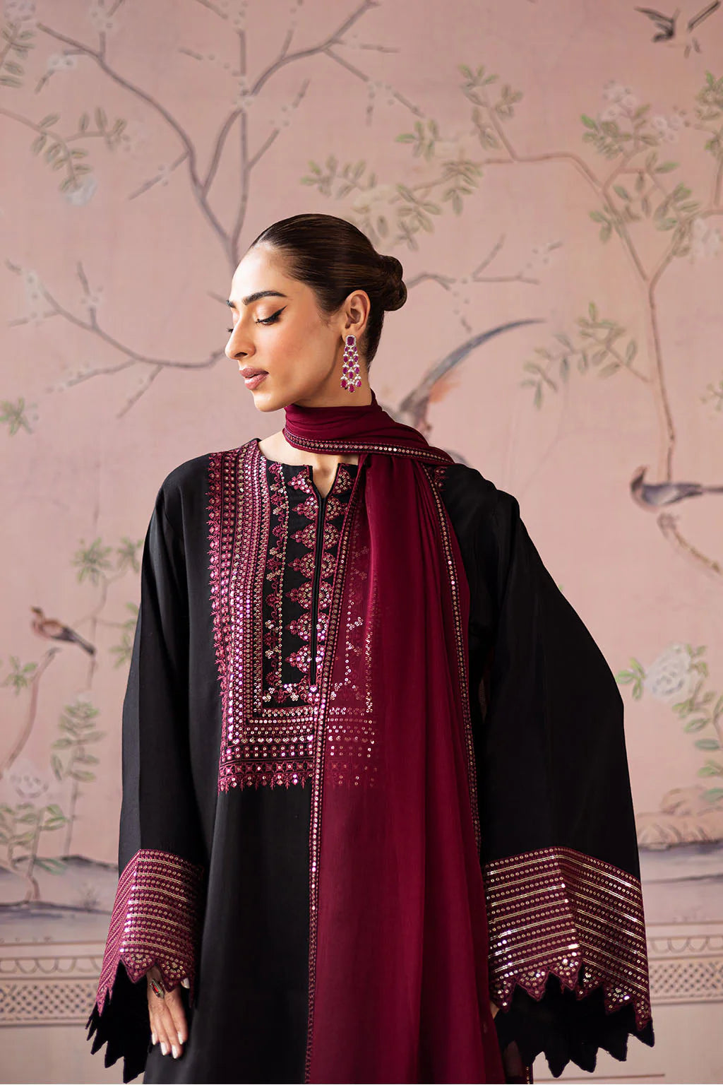 Veezal - Lawn 3PC Embroidered Suit - VL1341