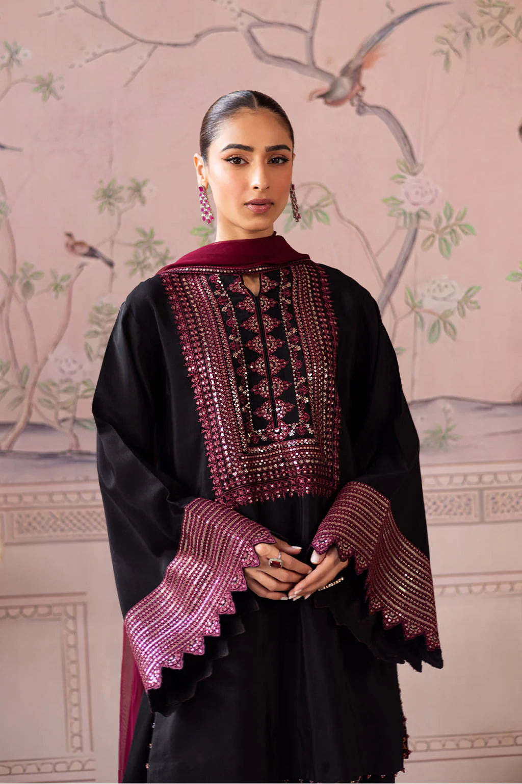 Veezal - Lawn 3PC Embroidered Suit - VL1341