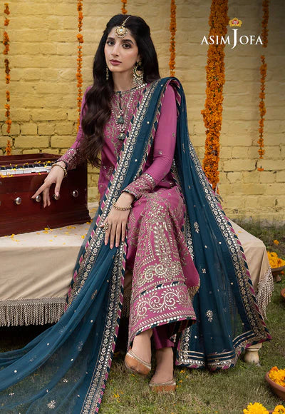 Unstitched 3 piece embroidered Lawn summer suit. VL721