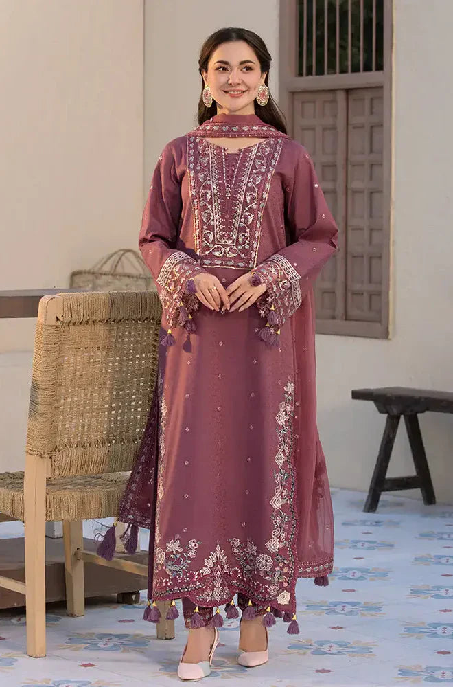 Jade - 3PC Lawn Embroidered Suit - VL1104