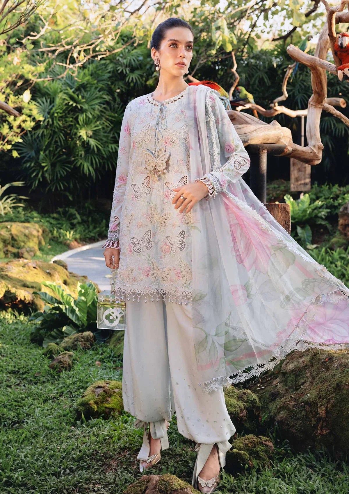 Veezal - Summer 3PC Lawn Digital Printed Dress - Vl1367
