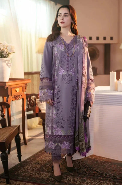 Jade - 3PC Lawn Chickenkari Embroidered Suit - VL933