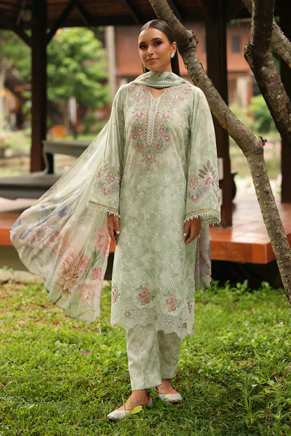 Veezal - Summer 3PC Lawn Digital Printed Dress - Vl1360