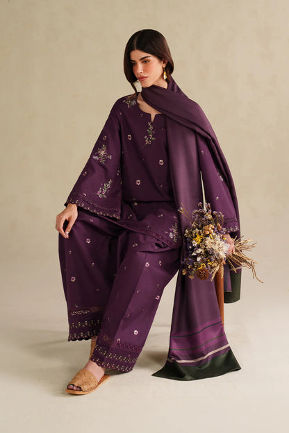 3PC Lawn Embroidered Suit - VL1268