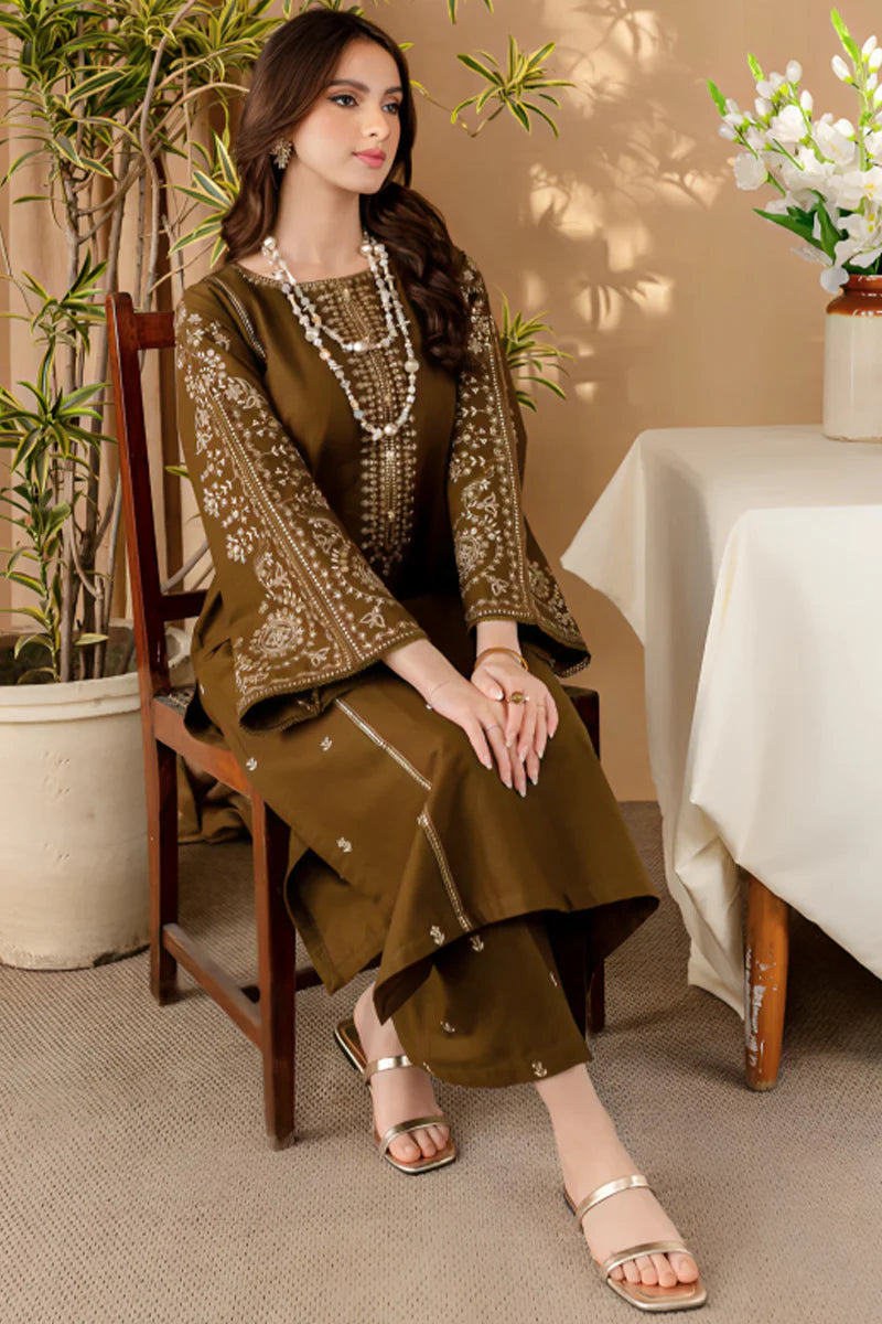 Lajwanti 2Pc Embroidered Lawn Suite With Fully Embroidered trouser VL886