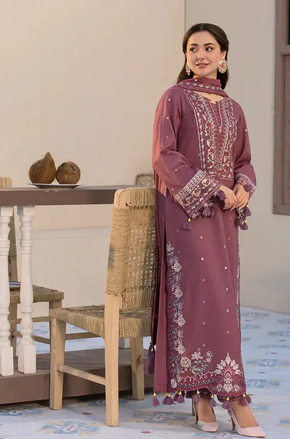 Jade - 3PC Lawn Embroidered Suit - VL1104