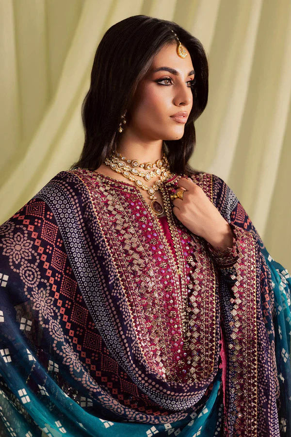 Veezal - Summer 3PC Lawn Digital Printed Dress - VL1352