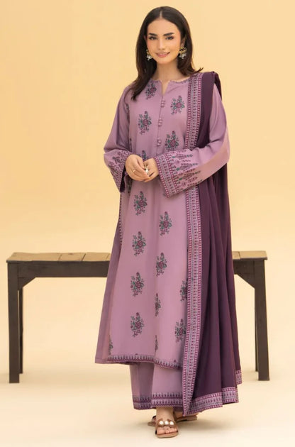 Izel - 3PC Lawn Embroidered Suit - VL1242