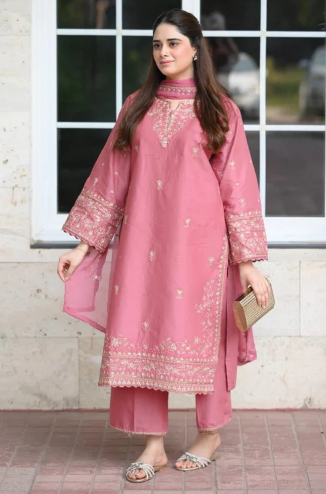 Summer 3PC Lawn Embroidered Suit - VL1336