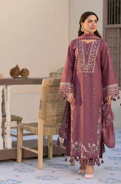 Jade - 3PC Lawn Embroidered Suit - VL1104