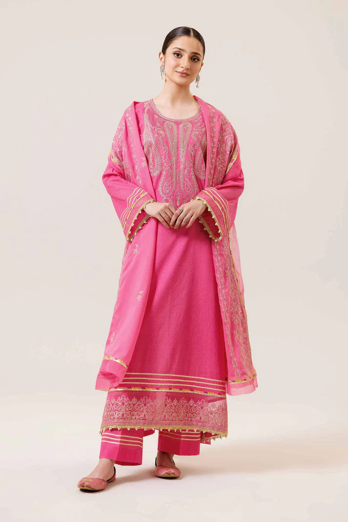 3PC Lawn Heavy Embroidered Shirt - VL1280