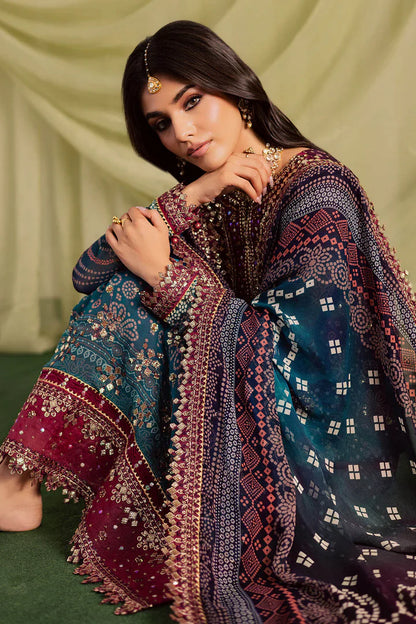 Veezal - Summer 3PC Lawn Digital Printed Dress - VL1352