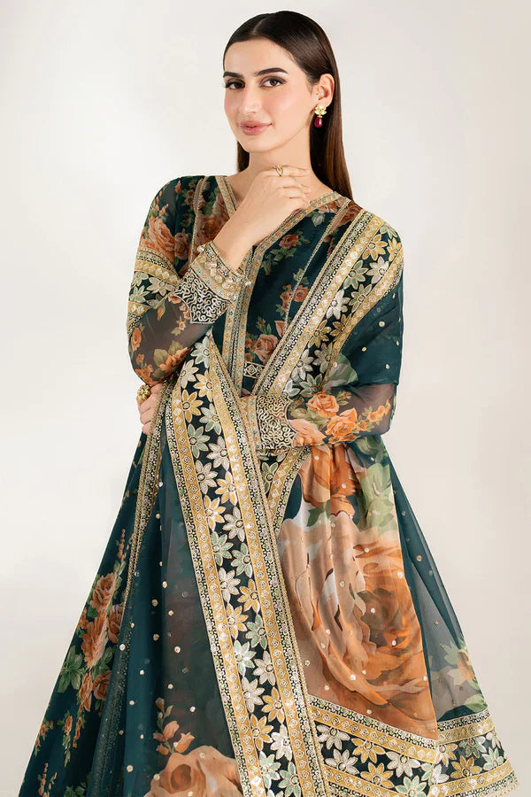 Veezal - Summer 3PC Lawn Digital Printed Dress - VL1375