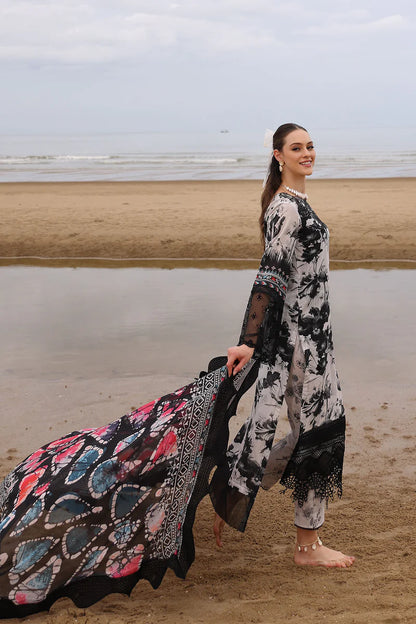 Veezal - Summer 3PC Lawn Digital Printed Dress - Vl1377