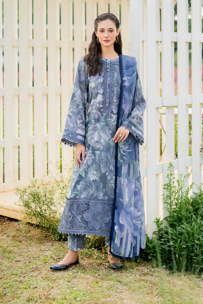 Veezal - Summer 3PC Lawn Digital Printed Dress - Vl1369