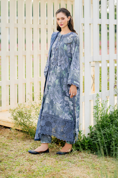Veezal - Summer 3PC Lawn Digital Printed Dress - Vl1369