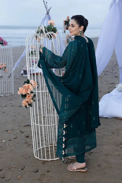 Mohagni - Summer 3PC Lawn Embroidered Suit - VL1402