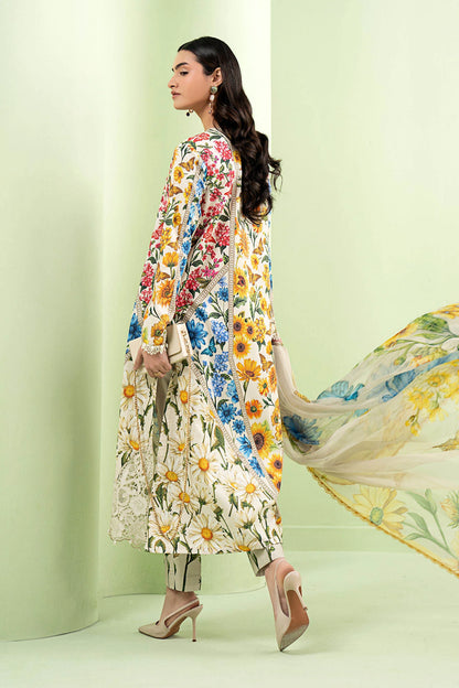 Veezal - Summer 3PC Lawn Digital Printed Dress - VL1355