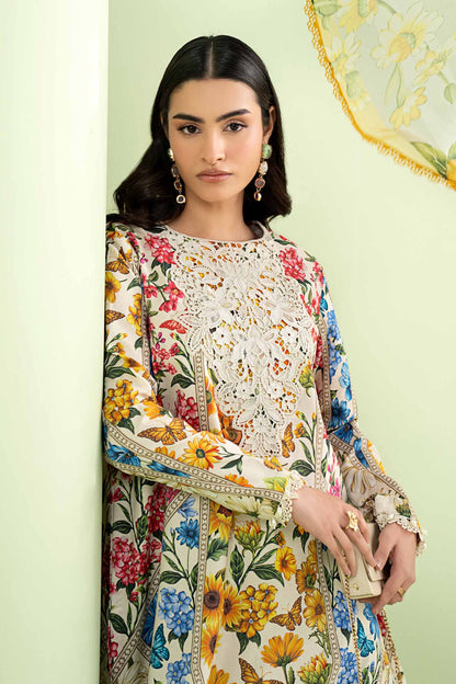 Veezal - Summer 3PC Lawn Digital Printed Dress - VL1355