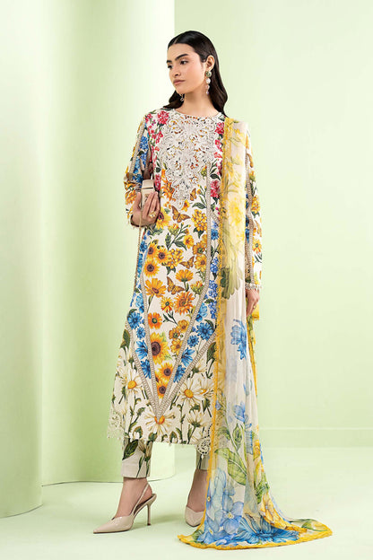 Veezal - Summer 3PC Lawn Digital Printed Dress - VL1355