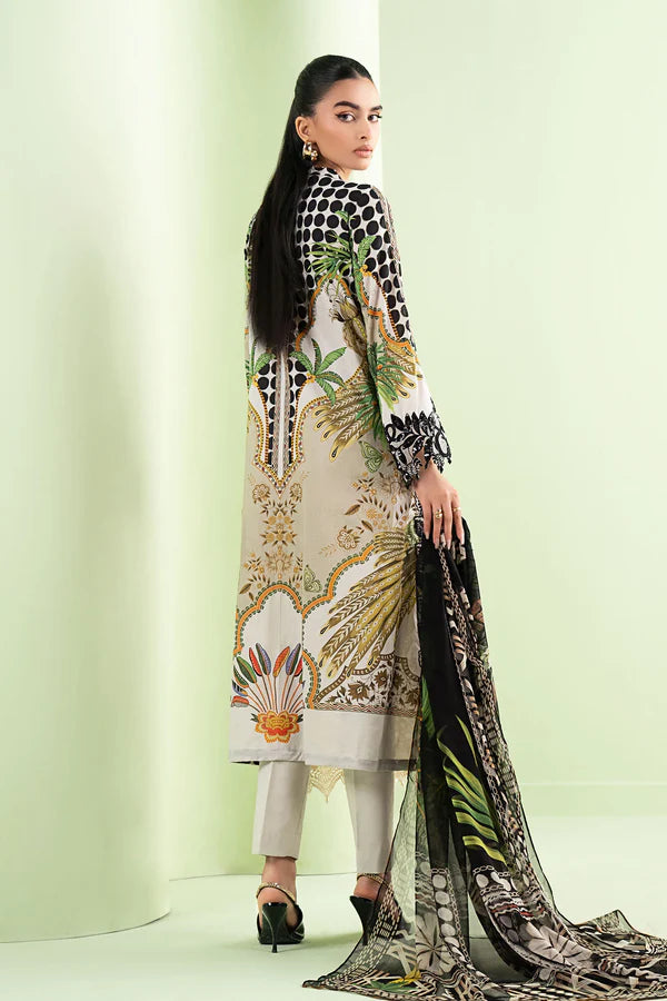 Veezal - Summer 3PC Lawn Digital Printed Dress - Vl1366