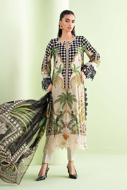 Veezal - Summer 3PC Lawn Digital Printed Dress - Vl1366