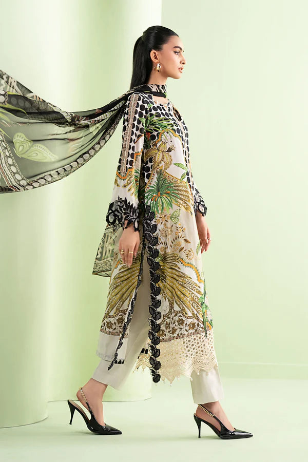 Veezal - Summer 3PC Lawn Digital Printed Dress - Vl1366