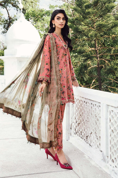 Veezal - Summer 3PC Lawn Digital Printed Dress - Vl1380