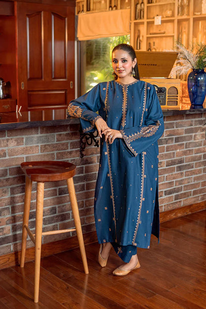 Urge 2Pc Embroidered Lawn Suite With Fully Embroidered trouser VL1290
