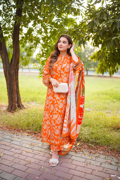 Sapphire - Summer 3PC Lawn Digital Printed Dress - VL1238
