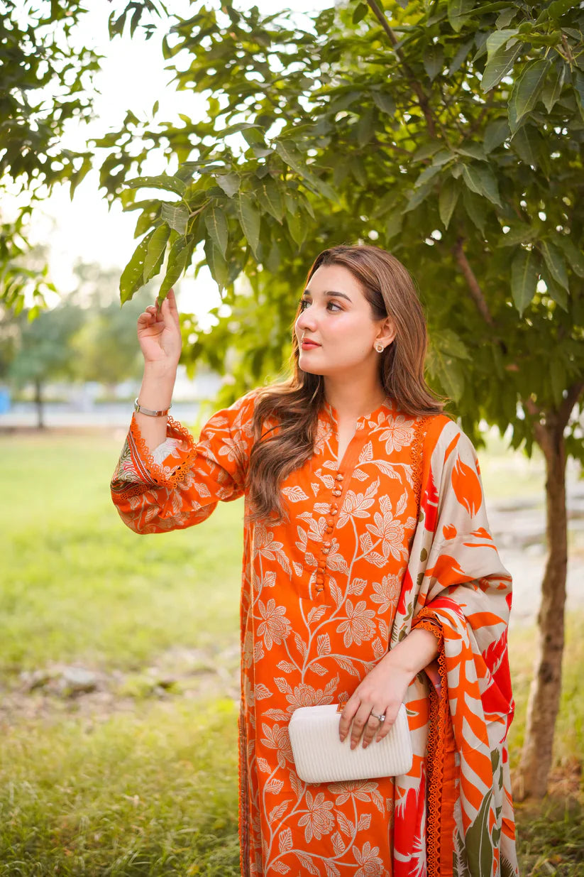 Sapphire - Summer 3PC Lawn Digital Printed Dress - VL1238