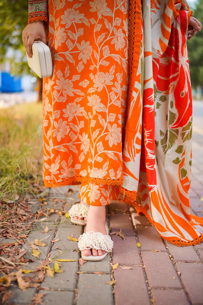 Sapphire - Summer 3PC Lawn Digital Printed Dress - VL1238