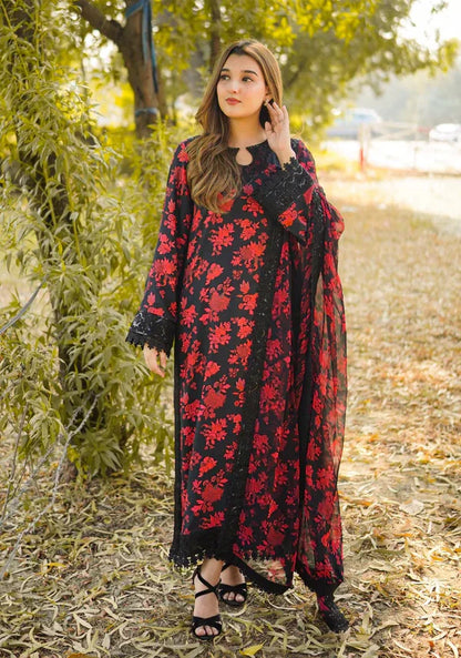 Veezal - Summer 3PC Lawn Digital Printed Dress - Vl1363