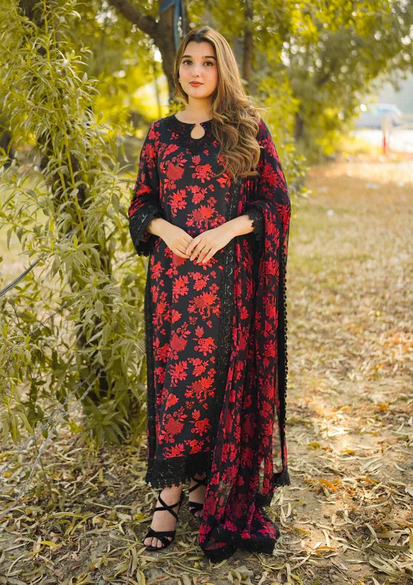 Veezal - Summer 3PC Lawn Digital Printed Dress - Vl1363