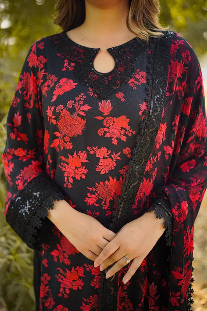 Veezal - Summer 3PC Lawn Digital Printed Dress - Vl1363