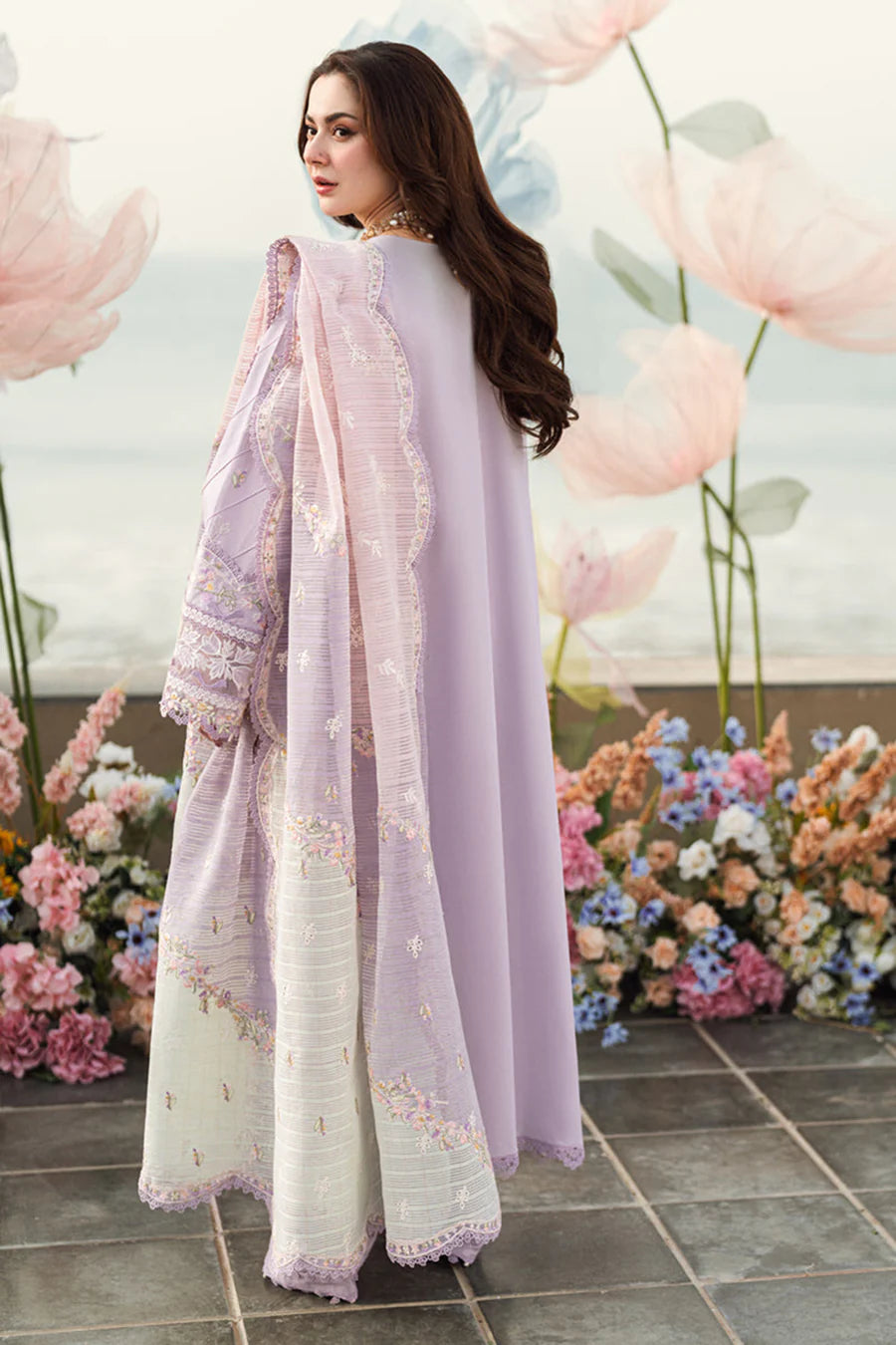 Summer 3PC Lawn ChickenKari Embroidered Suit - VL1283